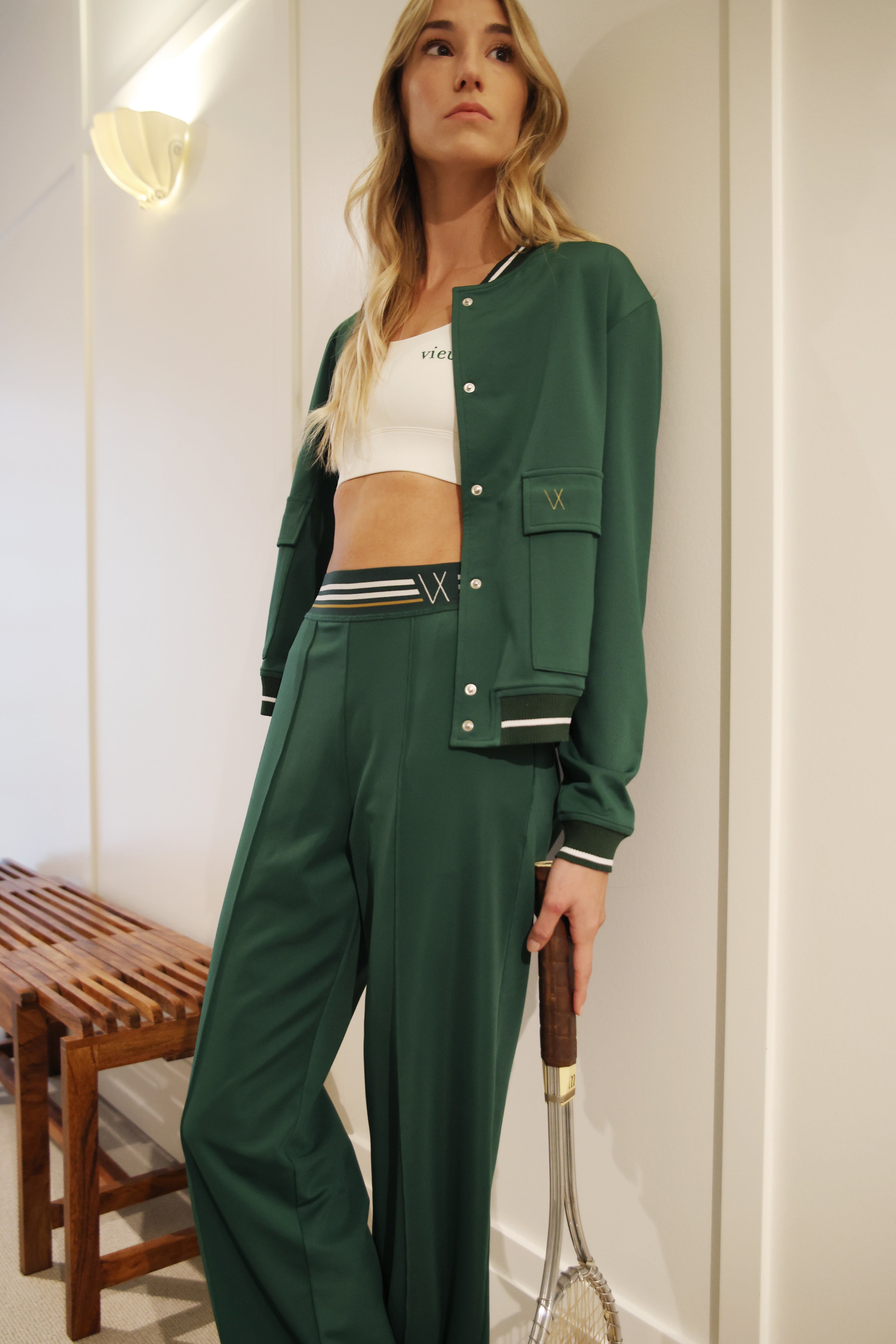 Women Tracksuit Green