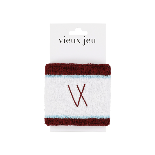 White/Burgundy